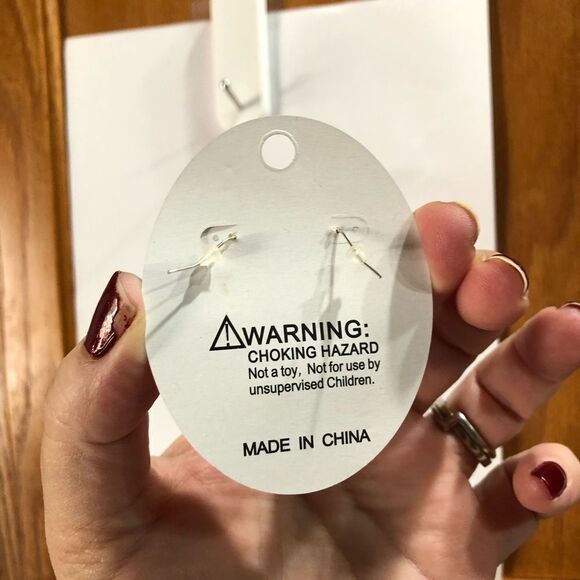 Trendy Hot Pink Tiger Striped Beaded Dangle Earrings (A)26 - Picture 8 of 8